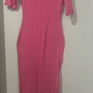 Elegant Pink Women's Dress